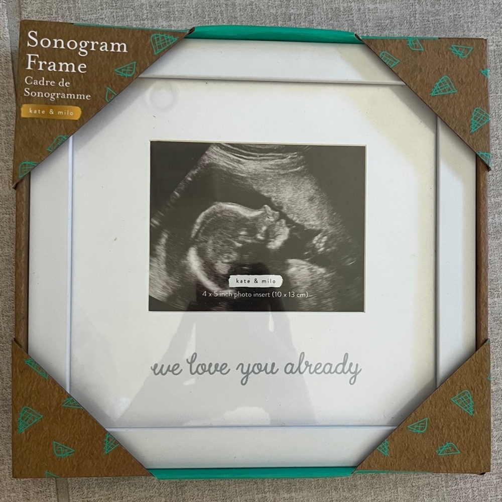 Sonogram picture frame